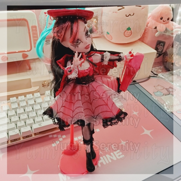 SOLDHaunt Couture Draculaura HANDMADE Doll DESS SET (READ DESCRIPTION) - Picture 4 of 5